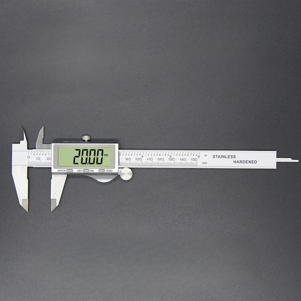 TEBAK 0-150mm 0-200mm 0-300mm Stainless Steel 6 Inch Electronic Digital Caliper 150mm Vernier Caliper with Large LCD Screen
