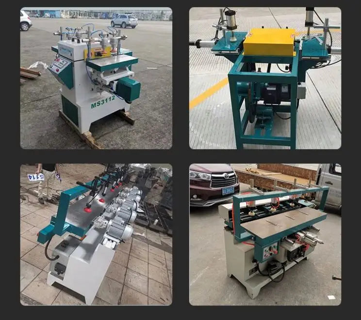 A TEBAK High Accuracy Pneumatic MXZ506A Woodworking Horizontal Multi Axis Spindles Drilling and Milling Machine
