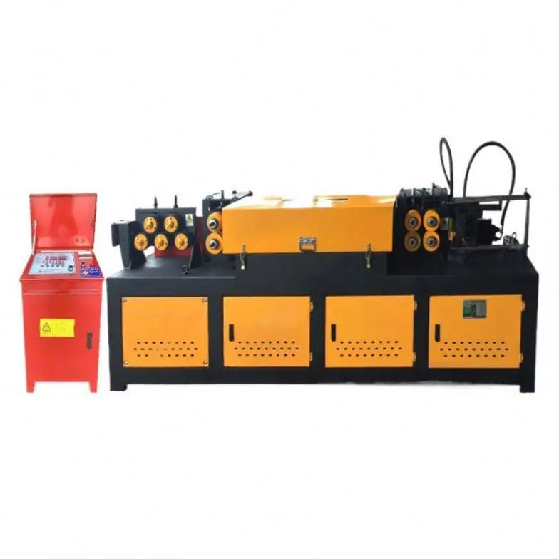 Factory Wholesale Portable 7.5KW Hydraulic Steel Bar Straightening Machine Customized Voltage 220V Metal Bar Straightener