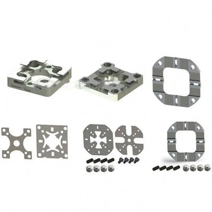 TEBAK 3R High-precision Positioning Plate 54*54 mm 70*70 mm Macro Pallet Stainless Steel Centering Plate for EDM Quick Locking