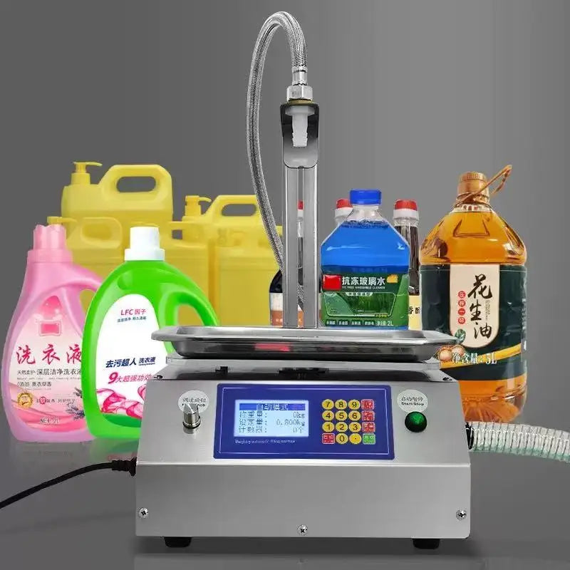 TEBAK CSY-L17 High-Quality Semi-Automatic Weighing Gear Pump Filling Machine for Paste Honey, Shampoo, Cosmetic Cream