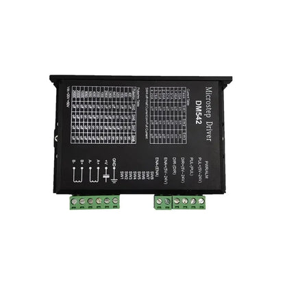 TEBAK 2-phase Digital Stepper Motor Driver DM542 DC24V-50V for 42/57(NEMA17/23) Series Stepper Motor 1.0-4.2A