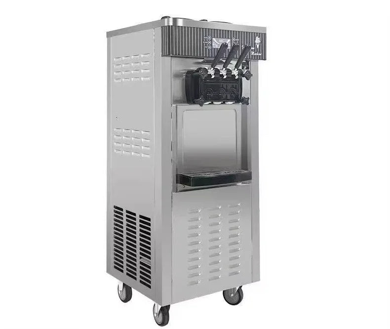 Soft Ice Cream Cone Maker Commercial 3 Flavor Soft Ice Cream Maker Machine