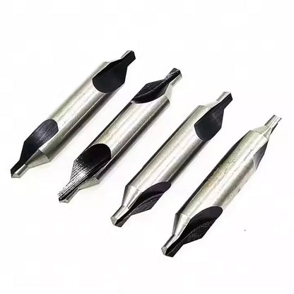 TEBAK Drills Bits for Lathe Metalworking Center Spotting HSS Countersink Self Center Combination Drill Bit Center Drill Bits