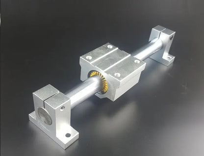 TEBAK D-21 Engineering Plastic Linear Motion Slider Bearing Seat Bushing Box Self-lubricating Aluminum Cylindrical Guide Rail