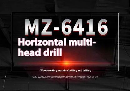 TEBAK MZ-6416 Multi-axis Semi-automatic New Style Woodworking Adjustable Horizontal Multi Spindles Wood Drilling Machine