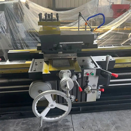 TEBAK Internal External Turning Taper Turning End Facing Other Heavy Duty Multi-functional Metal Horizontal Hand Lathe CW6180