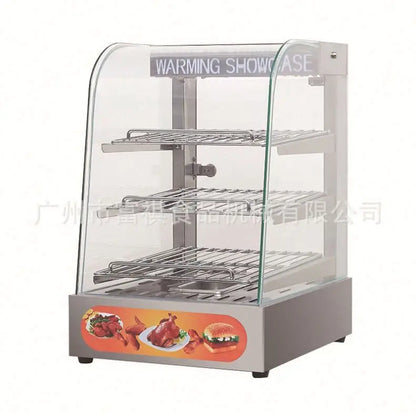 Hot Sale Hot Pot Food Warmer Display Showcase Commercial 3 Tier Food Warmer Display