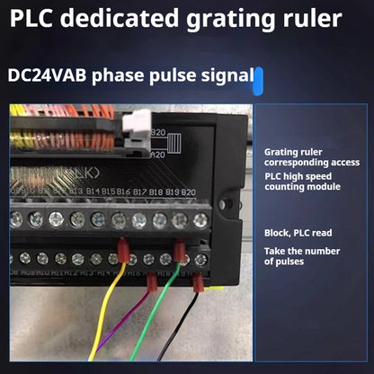 PLC-specific 24V Grating RulerHigh-precision Optical Grating Ruler CNC Machine Electronic Scale Digital