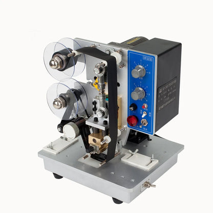 Semi-automatic Hot Stamping Foil Ribbon Expiry Date Manual Batch Number Coding Printing Machine/Ribbon Coding Machine Best Price