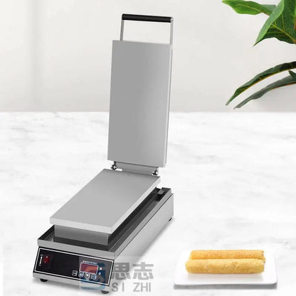 Commercial Egg Roll Roller Machine Automatic Snack Egg Roll Maker Machine / Electric Egg Roll Making Machine