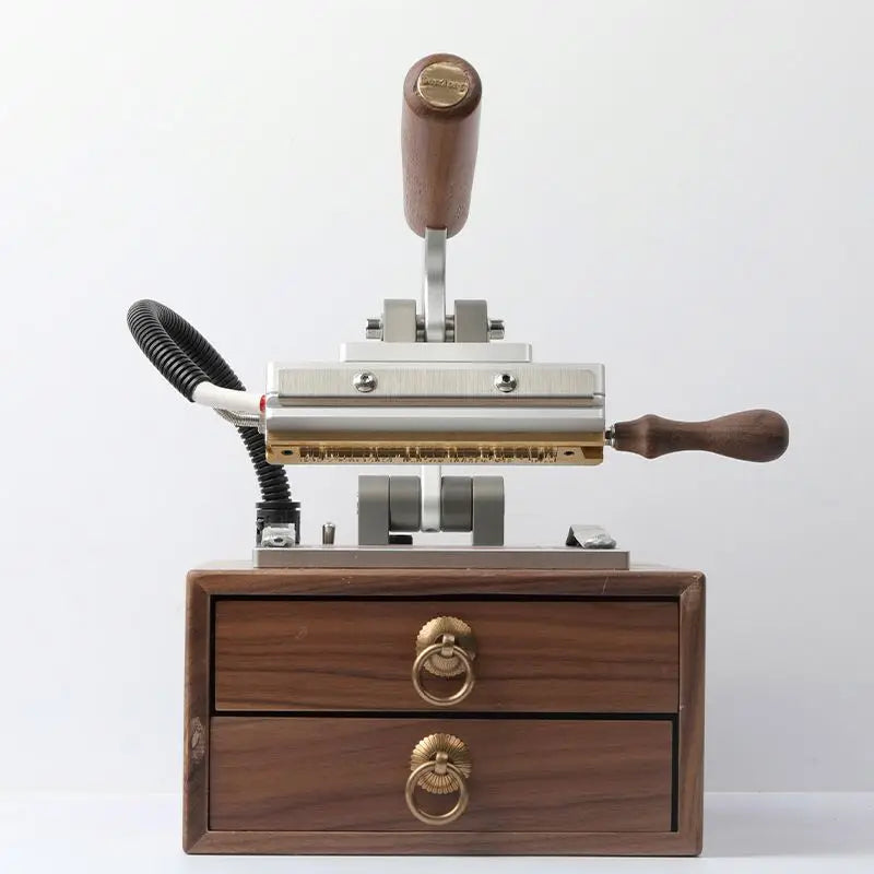 TEBAK Vintage Leatherman Stamping Machine Leather Hot Stamping Machine for Jeans Shoes
