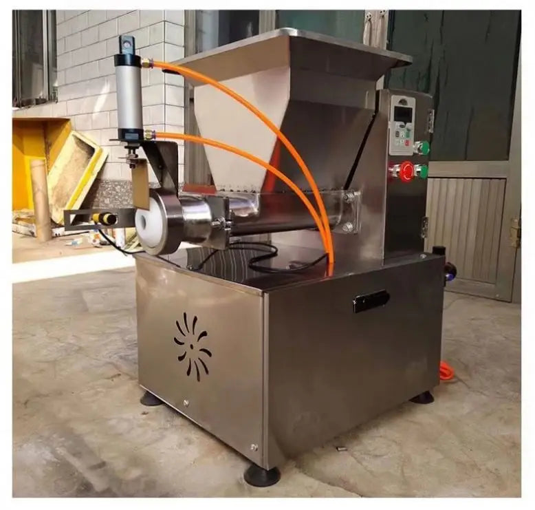 TEBAK Round Cake Cutting Machine Pneumatic Model Automatic Pizza Cutting Machine, Hamburger Bread Cutting Machine
