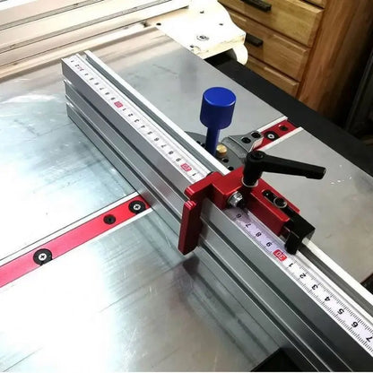 TEBAK Hot Seal 75mm Wide Aluminum Jig Fixture T Slide Track Fence for Woodworking Router Table