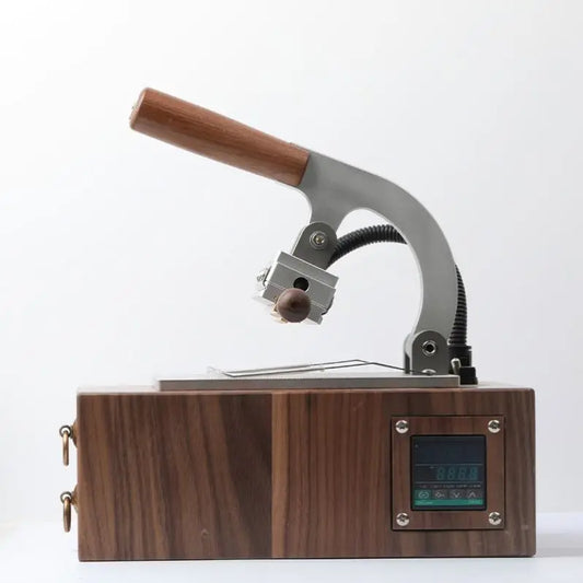 TEBAK Vintage Leatherman Stamping Machine Leather Hot Stamping Machine for Jeans Shoes