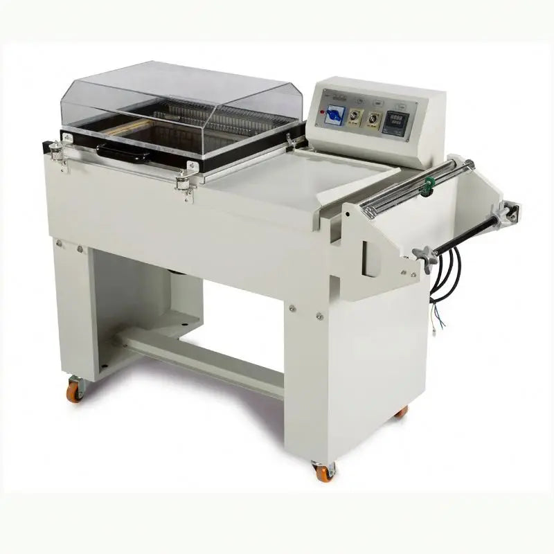 TEBAK POF Film Carton Book Bottle Semi Automatic 2 in 1 L Bar Sealing Heat Shrink Packing Wrapping Machines