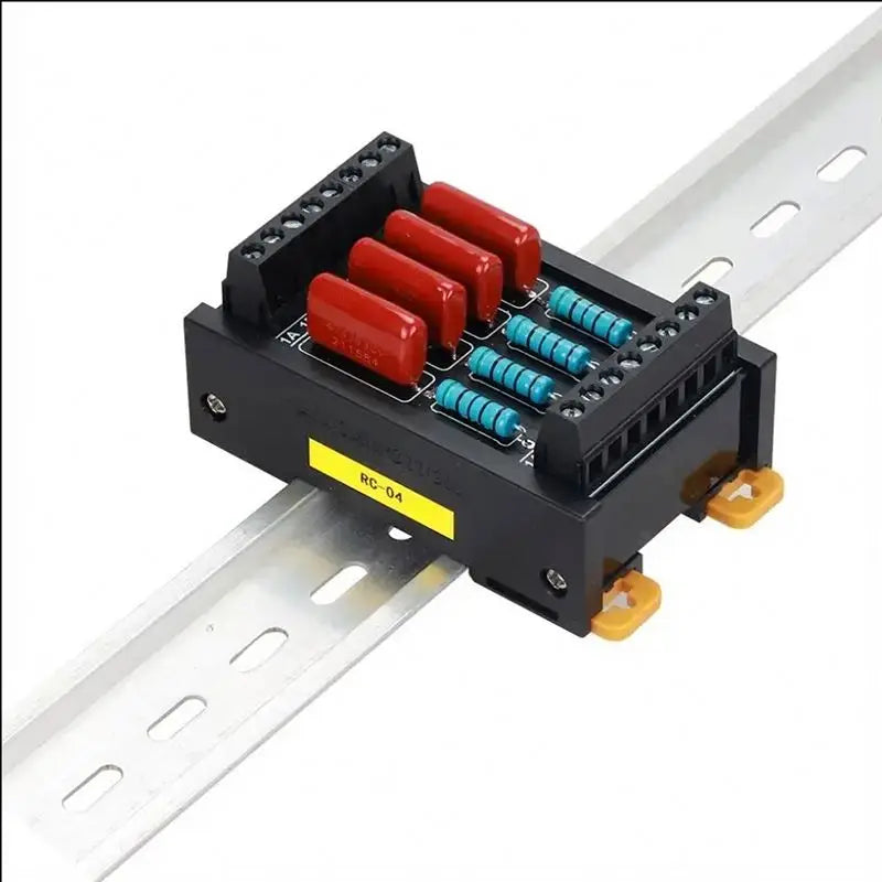 ANDUUK RC-04 PLC Relay Module Anti-interference Module RC Absorption Circuit Transistor Relay Contact protection Circuit RC-04
