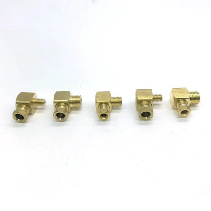 Lubrication Brass Oil Pipe Fitting 4mm/6mm Fitting Connector for Lubrication System/CNC Machine