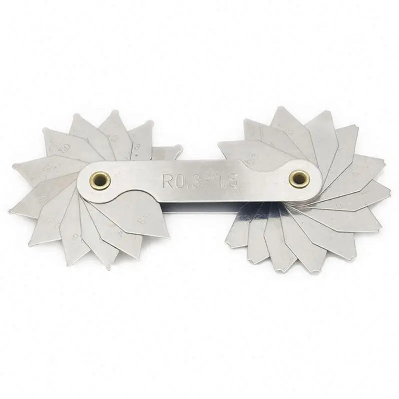 Wholesale 1.0-7.0mm  Radius Gauge 7.5-15mm  Gauge De Radio
