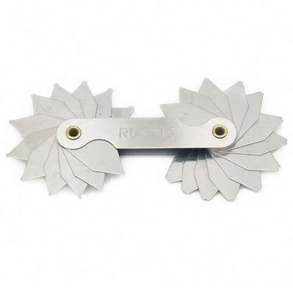 Wholesale 1.0-7.0mm  Radius Gauge 7.5-15mm  Gauge De Radio