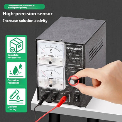 TEBAK DC Power Supply Jewelry Silver Gold Plating Machine Jewellery Processing Making Machine Gold Electroplating Equipment