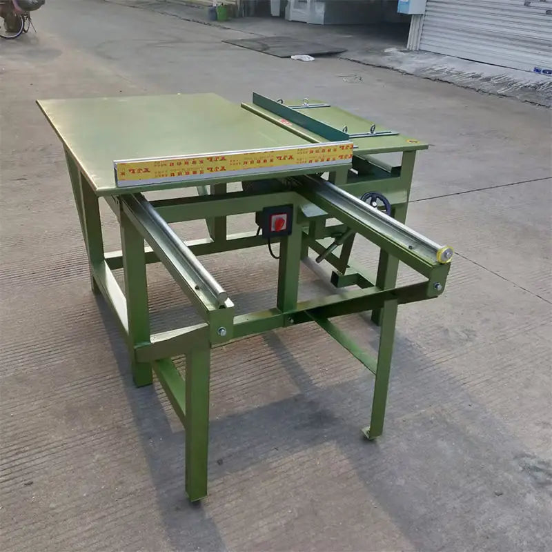 A TEBAK Woodworking All in One Machine Saw Table Precision Rail Sliding Table Saw