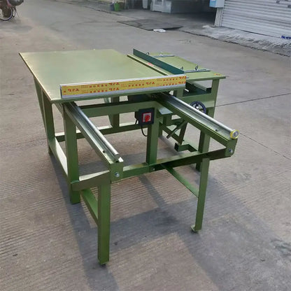 A TEBAK Woodworking All in One Machine Saw Table Precision Rail Sliding Table Saw