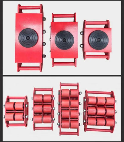 Factory Wholesale 360 Degree Small Tank Material Handling Tools Cargo Trolley Rotating Industrial Machinery Mover