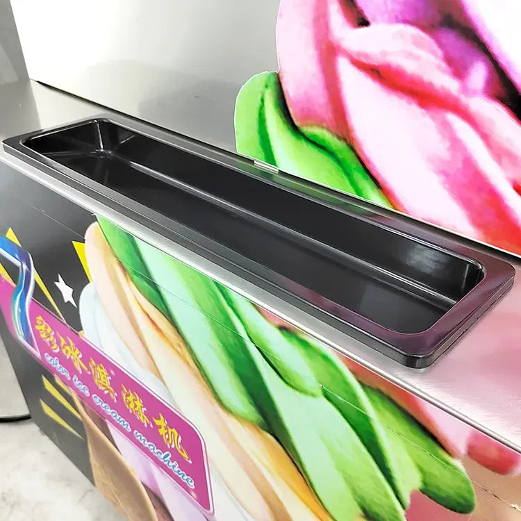 TEBAK Floor Over Night Keep Fresh Wash 7 Flavors Serve Ice Cream Machine Soft/Automatic Machine/Yogurt Ice Cream Machine