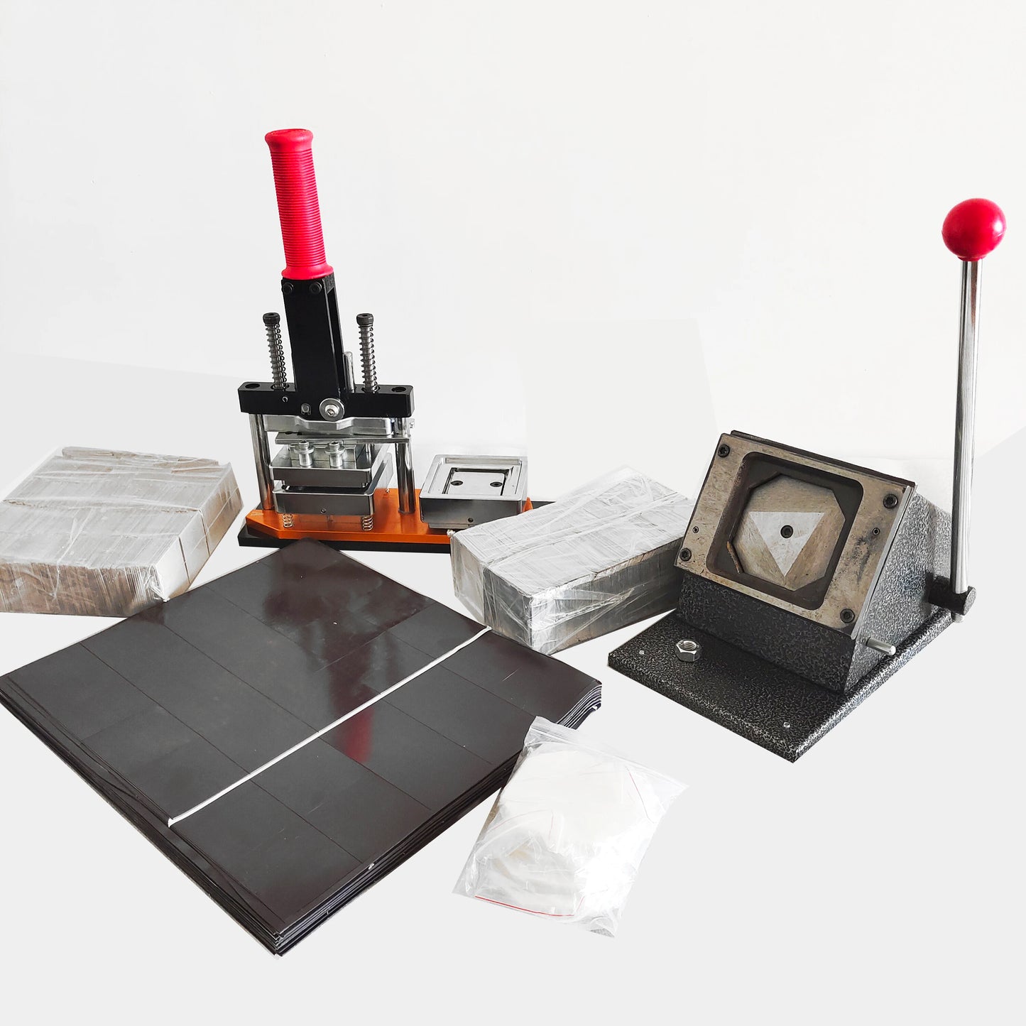 Tebak Hot Selling 50mm*50mm square Hand Press Photo Fridge Magnet Making Machine Magnets Maker Machine