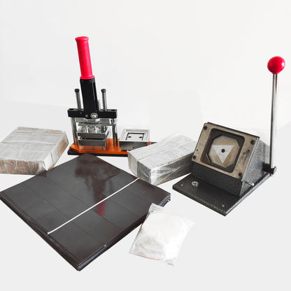 Tebak Hot Selling 50mm*50mm square Hand Press Photo Fridge Magnet Making Machine Magnets Maker Machine