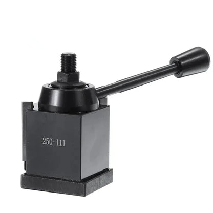 TEBAKHigh Durability OXA 3pc Wedge Type Tool Post Set for Efficient for Lathe Operations with Quick Change Capability