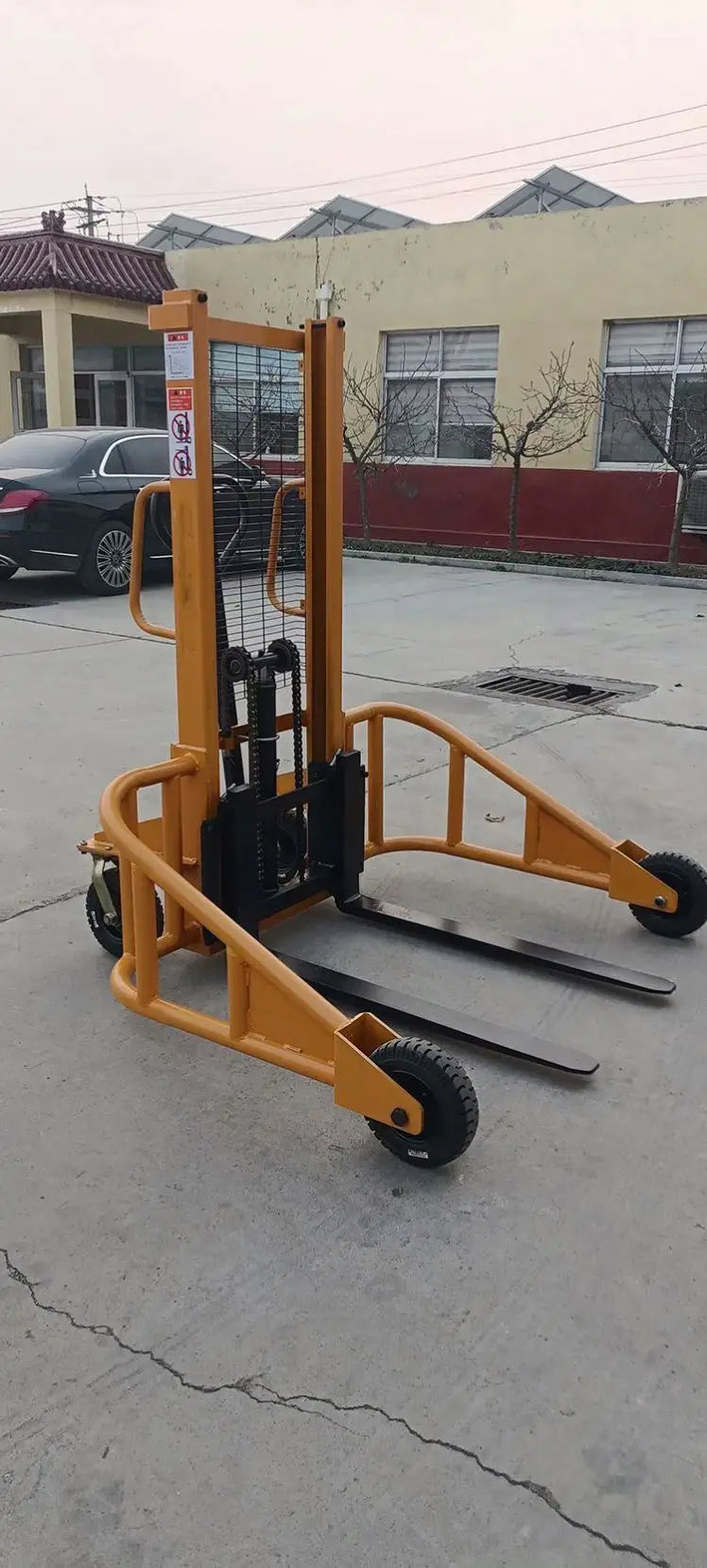 Factory Wholesale 1.5ton Forklifts All Terrain Rough Outdoor Adjustable Electric Pallet Jack Stacker Mounted Hand Pallet Truck