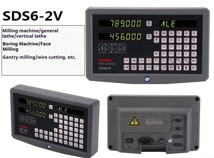 60 Hz SDS2MS Display Screen 2 Axis DRO Digital Readout for Grinding Milling Lathe