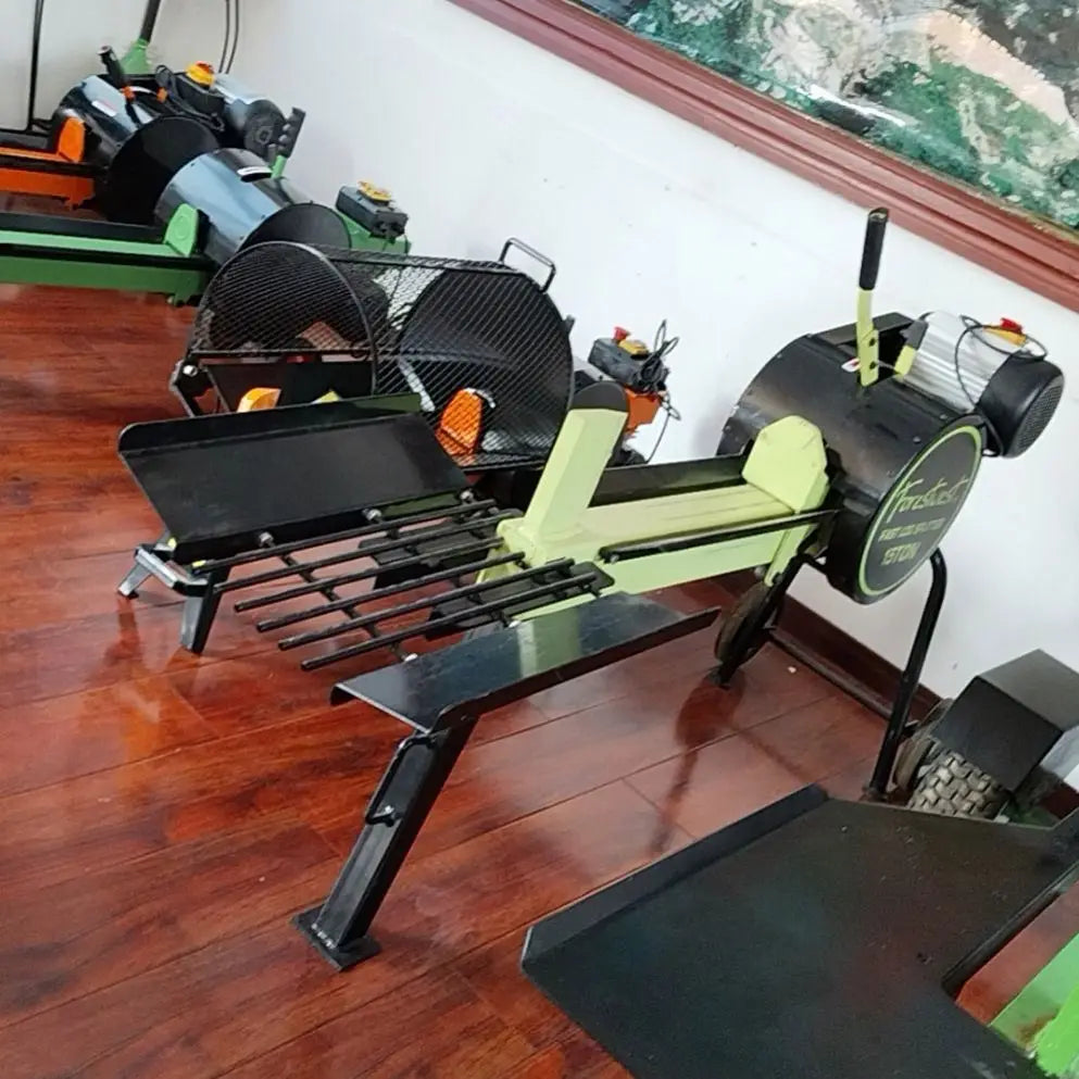 TEBAK CX-27 Gasoline/Electric Hydraulic Wood Log Splitter Forestry Machinery Kinetic Tractor Log Splitter Machine