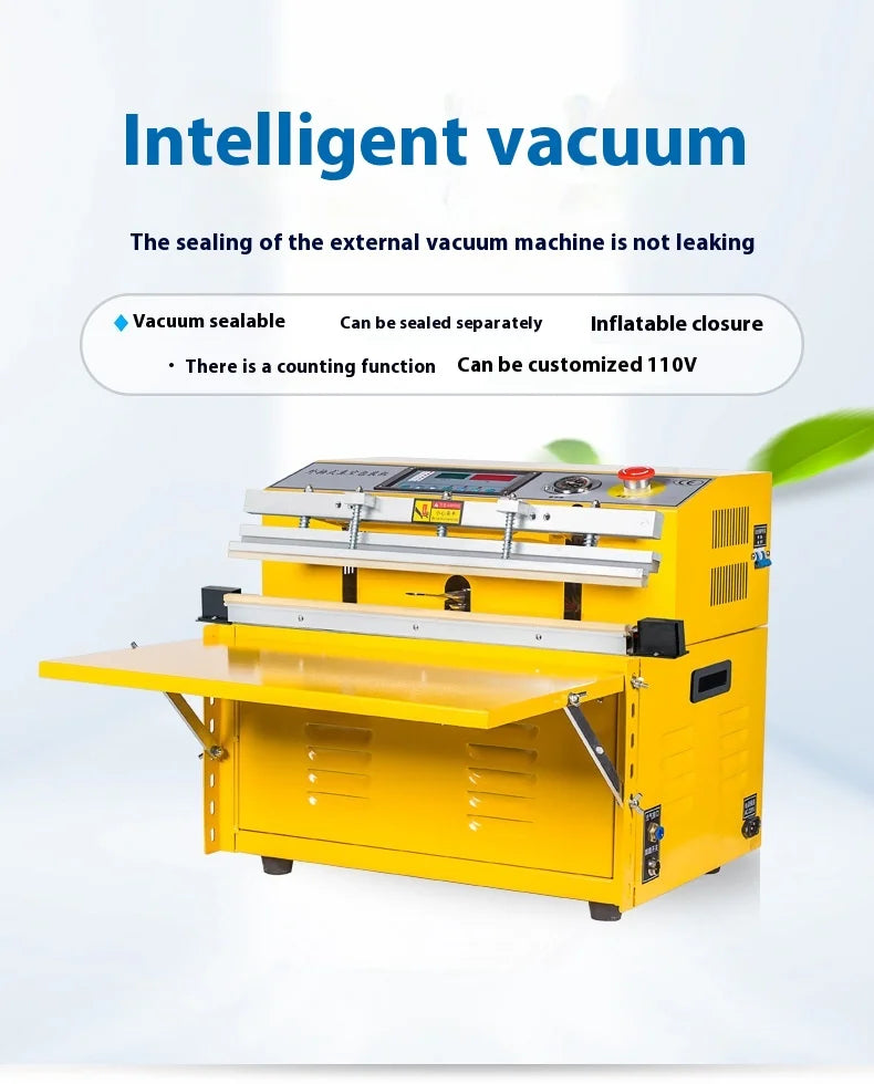 TEBAK Inflatable Sealing Machine External Vacuum Packing Machine Food Processing Machinery for Business