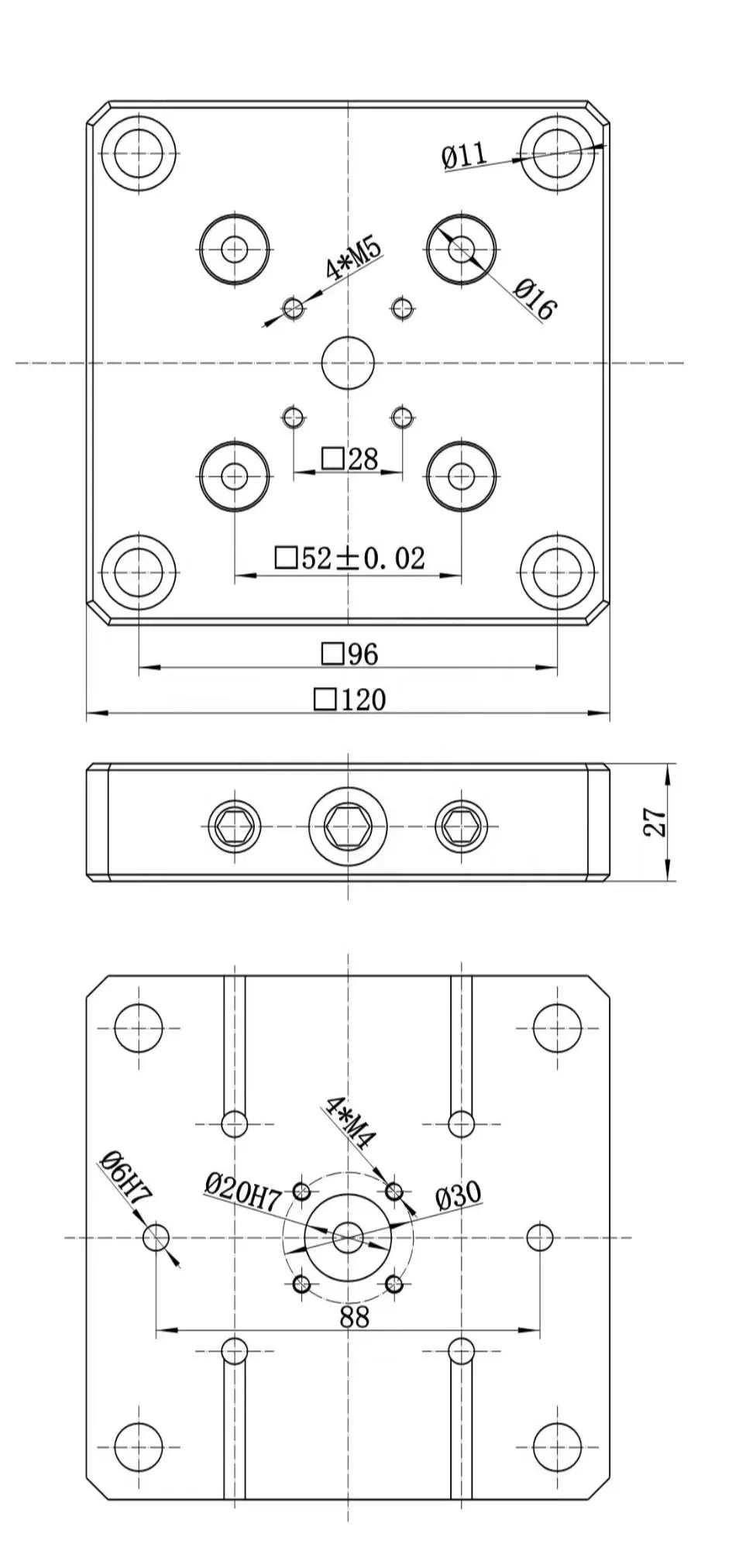 ANDUUK Custom 5th Axis Cnc Tools Precision Vice Zero Point System Self Centering Vise Cnc Lathe Machine