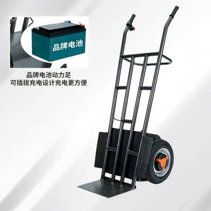 Factory Wholesale Electric Hand Truck Capacity 600KG Battery Powered Hand Truck Lithium Battery Hand Trolley for Material Moving