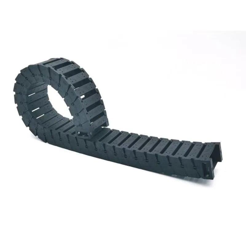 TEBAK Engraving Machine and Machine Tool Accessories Drag Chain Enclosed Type Both Side Opening Cable Chain