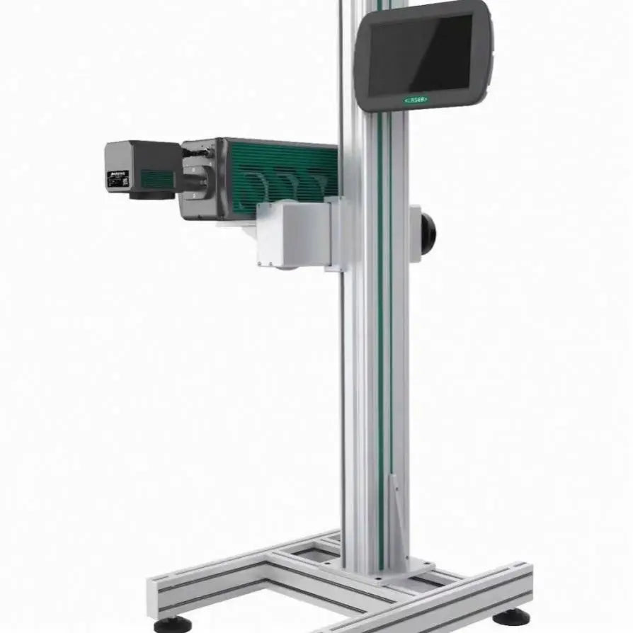 TEBAK XY-18 Automatic Online Marking Machine Flight Laser Inkjet Printer Cosmetic  Paper Boxes Date Marking Assembly Line