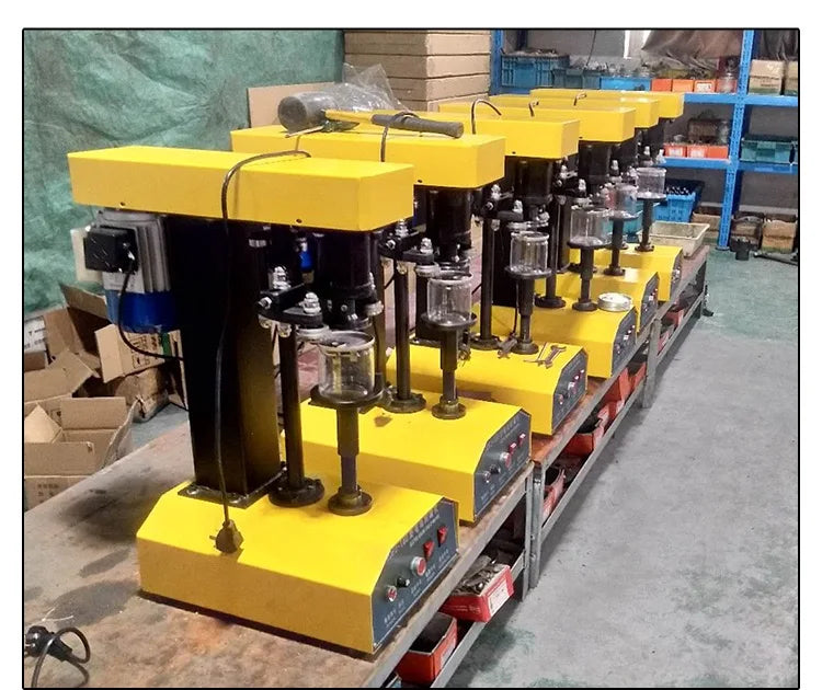 TEBAK Automatic Aluminium Tin Beverage Drink Wine Beer Tin Can Sealing Capping Machine