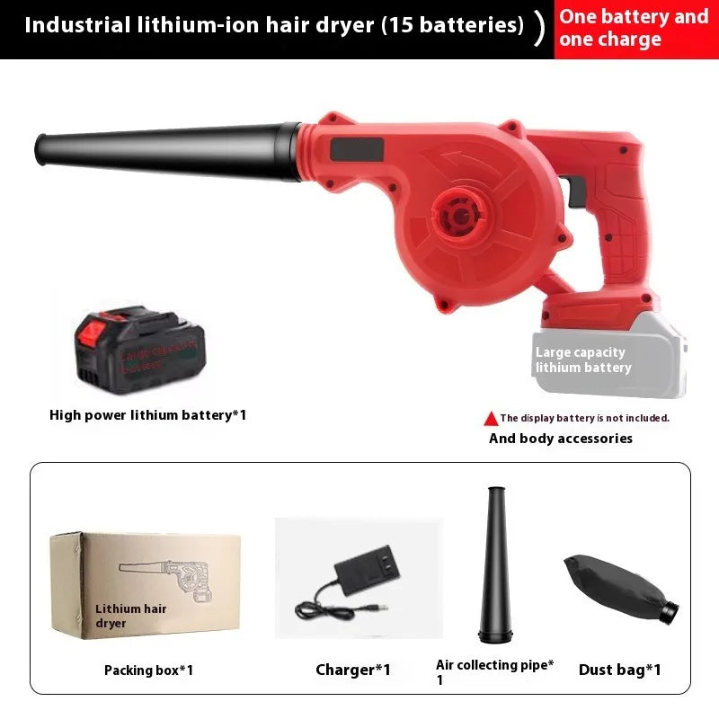 2in 1vacuum and Blow Brushless Copper Cordless Compressed Turbine Jet Fan Blower ABS Material Enhanced Airflow Vacuum Cleaner