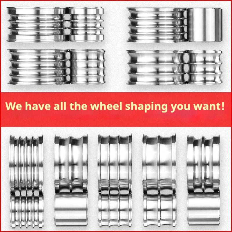 Anduuk Cold Rolling Mill Manual Bracelet Shaper for Gold Silver Jewelry Auxiliary Wheel Tool for Goldsmithing