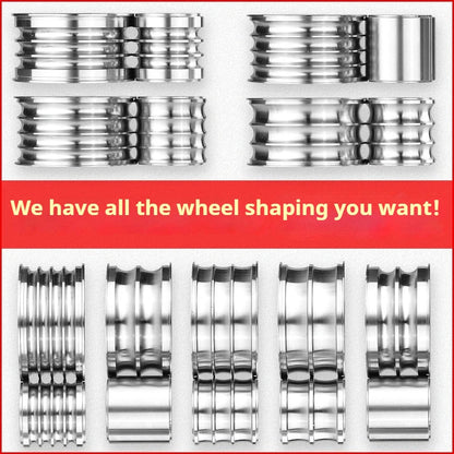 Anduuk Cold Rolling Mill Manual Bracelet Shaper for Gold Silver Jewelry Auxiliary Wheel Tool for Goldsmithing