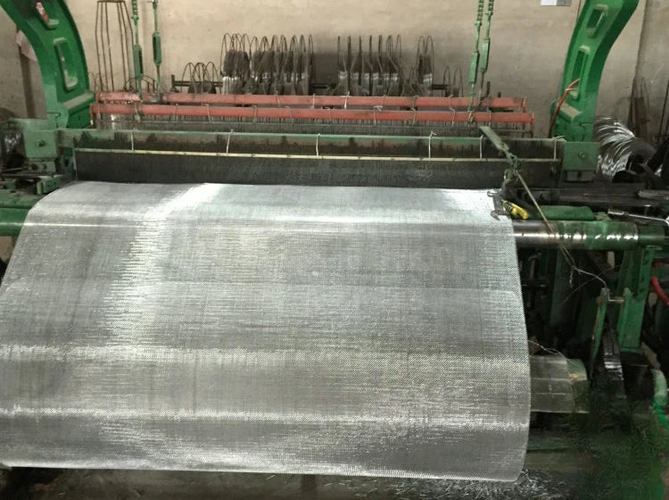 10-140mesh 0.001-0.7mm 3.0kw Wire Weaving Mesh Machine Hot Sale Factory Price Stainless Steel Window Screen Mesh Making Machine