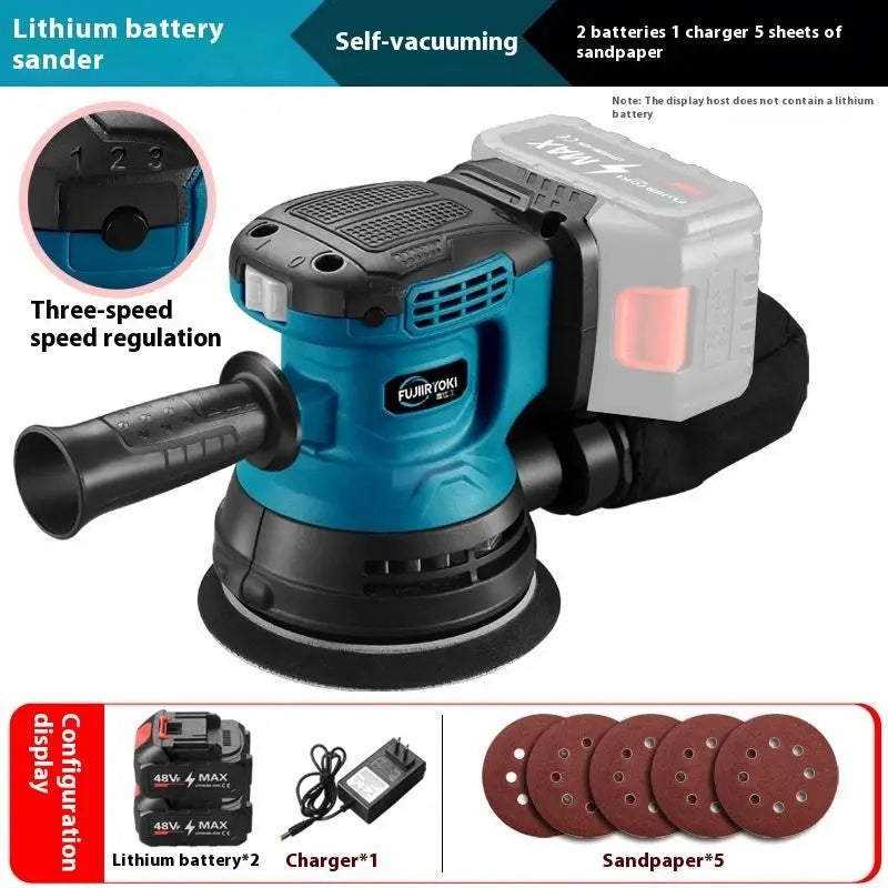 Powerful 125mm Electric Sanding Machine Random Track Sand Plate Polisher Tool