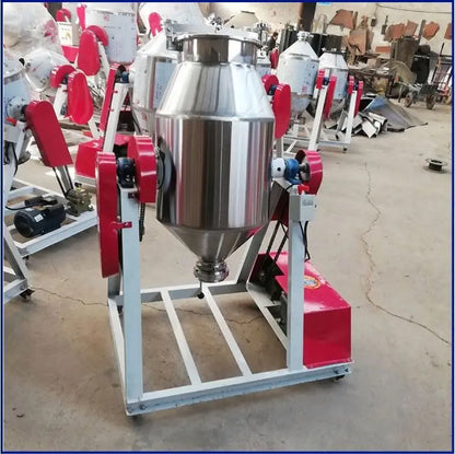 Stainless Steel Mixing Mixer Spice Seasoning Pepper Dough Powder Mixing Machine Herbs and Starch Powder Food Dry Powder Mixer