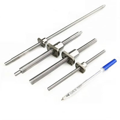 TEBAK D-13 CNC Machine Tool SFK0601 0801 0802 1002 1202 10mm Diameter 2mm Lead Miniature Linear Motion Ball Nut Ball Screw