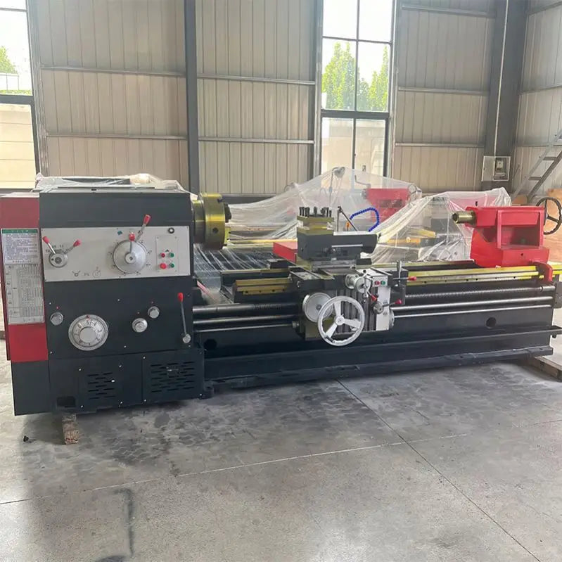 TEBAK Internal External Turning Taper Turning End Facing Other Heavy Duty Multi-functional Metal Horizontal Hand Lathe CW6180