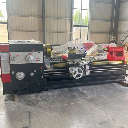 TEBAK Internal External Turning Taper Turning End Facing Other Heavy Duty Multi-functional Metal Horizontal Hand Lathe CW6180